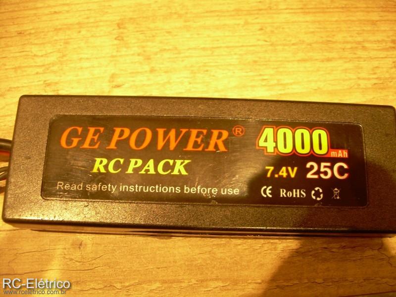 Pack GE Power Lipo 2S 4000mAh 25C