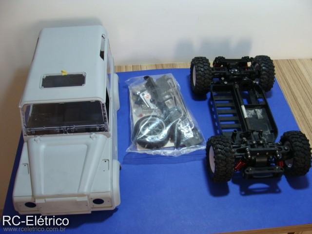 Vendo Bolha Land Rover D90 + Chassis TT-01!!